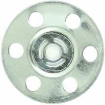 Mid35 Disco Isolante In Metallo, Argento, 35mm Diameter - 0.6mm Thickness, Set Di 100 Pezzi - Timco