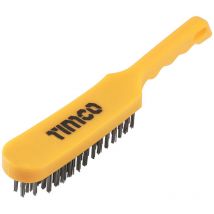 Timco Supplies - Timco Plastic Handle Wire Brush 6 Rows (1 Pack)