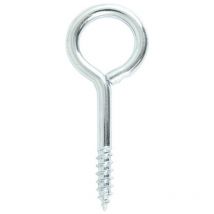 Timco Screw Eyes Silver - 45mm (5 Pack)
