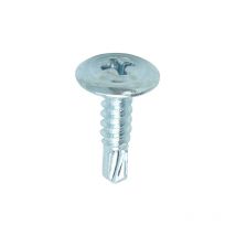 Timco - Twin-Threaded Countersunk Silver Woodscrews - 8 x 3 Box of 100 - 00083CWZ100