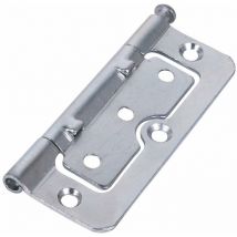 Timco Supplies - Timco Steel 104Z Pattern Radius Corner Loose Pin Hurlinge Hinge - 100 x 66 x 2mm (Bright Zinc) (2 Pack)