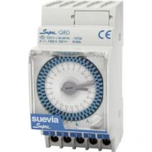 Supra qrd Timer per guida din analogico 230 v/ac 4000 w - Suevia