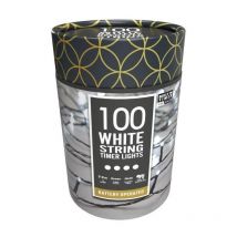 Timer string lights - White - 100 LEDs (P032199) - White