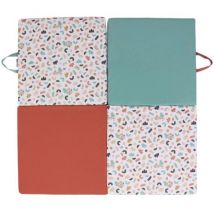 Tineo - Alfombrilla de actividad para motricidad (multifunción, 3 en 1, 120 x 120 cm)