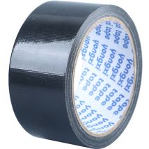 Feiyue - Tinksky Ruban adhésif simple face étanche pour équipement électrique Ruban adhésif puissant pour tapis de scène en tissu diy (noir/5 cm x 13