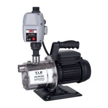 Machine à eau domestique tip - acier inoxydable, 2 800 l/h, hauteur de refoulement 42 m, 550 w, protection contre la marche à sec, hwa 3000 inox,