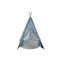 Tipi Argent Avec Son Tapis Gris Atmosphera For Kids