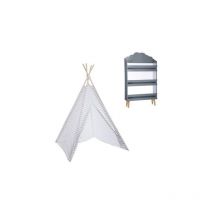 Tipi Grey Child + Biblioteca Cloud Grey Atmosphera