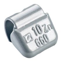 Tiptop - Masse 161 Jante Tôle À Bord Plat Zinc Plastifié 40g - Lot De 10 Pcs - 5666400