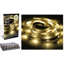 Tira Led 1m 30Leds 3PilasAA1.5V BlancoCálido AX5-322610
