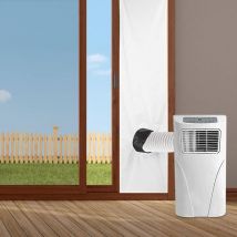 Tira de sellado para ventana de aire acondicionado portátil de 200 cm, cinta de fijación impermeable ajustable, kit universal para ventana de aire