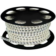 Tira led 230V IP65 SMD2835 25MTS Luz Fría