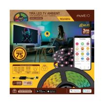 Muvit - Iluminación Smart Home led E27 WiFi 9W Globo Esférica SLS30