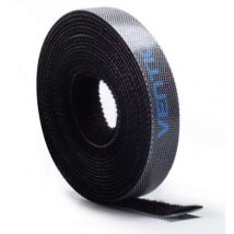 Organisateur de câbles (épaisseur 11 mm de, bande velcro, 3 m), noir - Vention