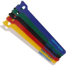 Bande organisatrice de câbles vention kac00/ 15cm/ pack de 6