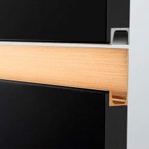 Tirador aluminio modelo jey acabado latón cava cepillado largo long. 497mm.