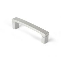 Asa de aluminio con acabado anodizado mate, dimensiones:145x20x35mm y entrepuntos:128mm -