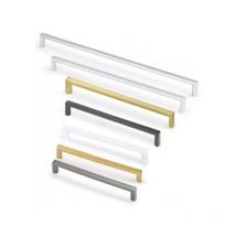 Estamp - Tirador Basic 6761 - Negro mate. 328x8x28mm. Entrepuntos 320mm.
