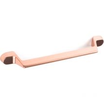 REI - Asa de zamak con acabado oro rosso mate, dimensiones:177x18x28mm y entrepuntos:160mm -