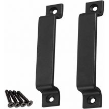 Mowze - Tirador de puerta de granero dpzo, 2 piezas para puerta de madera, para portones/cobertizos de jardín, tiradores para puertas de armarios de