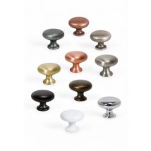 Pomo zamak modelo duke ø31 cromo, niquel cepillado y laton cepillado mate acabado niquel cepilla