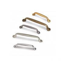 Tirador Sui 7031 - Bronce cepillado. 160x14x28mm. Entrepuntos 128mm.