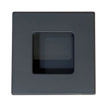 Tirador mueble cuadrado 50x50 mm negro
