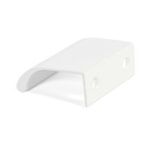 Tirador aluminio ona acabado blanco mate dist. agujero dist. 32mm.