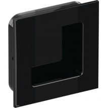 Hewi - Tirador para puerta corredera 544.60 PA90 cuadrado negro brillante brillante f.HLT L.60mm W.60mm