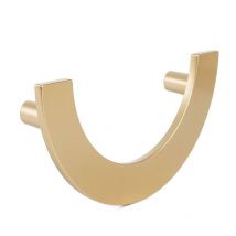 Tirador zamak modelo marita acabado oro satinado dist. agujero 132