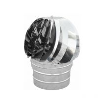 Tirafumi base tonda acciaio inox Diam. 140