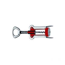 Tire-bouchon deux leviers rouges