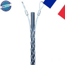 Milnov - Tire-câble double boucles de 8 à 100 mm acier galvanisé 45-60 mm