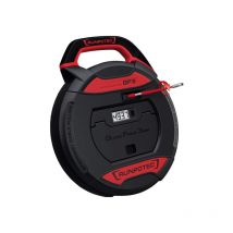 Runpotec - 10193 GF3 extracteur de CâBLE 30 m avec MèTRE NUMéRIQUE et tige en fibre de verre ø 3 mm