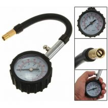 Qersta - Manometer Tire Pressure Gauge Dial Inflation Gauge Air Tire 0-100 psi Auto Motorcycle
