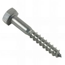 Fixtout - Tirefond bois tête hexagonale 6 x 60 mm inox A2 - Boite de 100 pcs TIR06060A2
