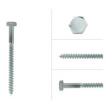 Tirefond galvanisé M10 x 130 mm - Par 50 pièces