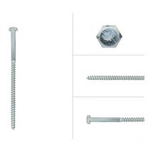 Tirefond galvanisé M6 x 120 mm - Par 100 pièces