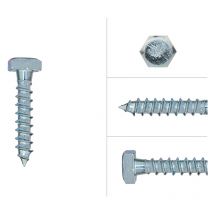 Tirefond galvanisé M6 x 20 mm - Par 200 pièces