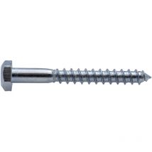 Tirefond tête hexagonale zingué Viswood 7x50 mm (x20 tirefonds)