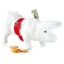 Donkey - Tirelire cochon Angie Blanc