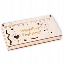 Tirelire en bois CADEAU D'ANNIVERSAIRE