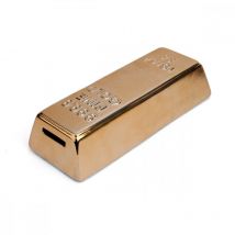 Tirelire Lingot d'or Kikkerland Doré