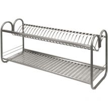 Tiroir a vaisselle inox avec supports lateraux 70 cm