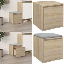 Tiroir boîte Chêne sonoma 40,5x40x40 cm Bois d'ingénierie - tiroir à boîte - tiroirs à boîte - Home & Living - Brun