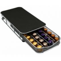 Tiroir de rangement pour capsules - Porte-capsules de café - Capacité 40 capsules Porte-capsules - Convient pour la maison, le bureau