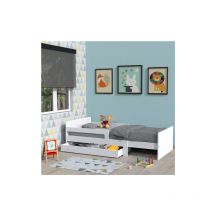 Aufbewahrungsschublade zoe / Weiß/ 130x60x15 cm