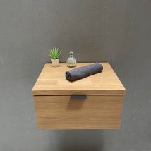 Tiroir suspendu 48 cm en chêne
