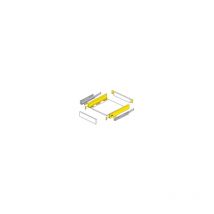 Tiroir InnoTech Atira kit jaune hauteur70 260mm blanc Hettich