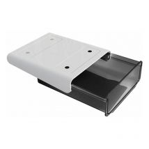 Tiroir sous Bureau Coulissant à Coller - Tiroir Rangement Plastique Polyvalent avec Adhésif - Bureau Tiroir pour Fournitures Scolaires - Tiroir sous
